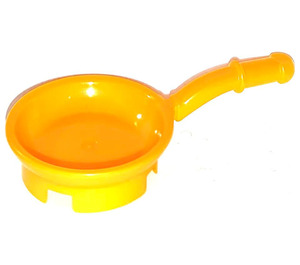 LEGO Bright Light Orange Frying Pan with Curved Handle