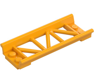 LEGO Bright Light Orange Girder 2 x 8 with Edges (26022)