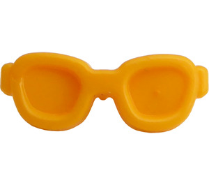 LEGO Bright Light Orange Glasses, Rounded (93080)