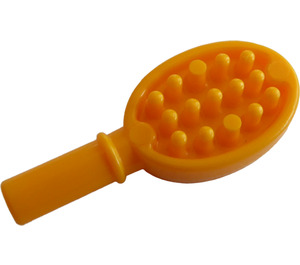 LEGO Helles Licht Orange Hairbrush mit Herz (93080)