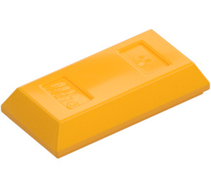 LEGO Klar Ljus Orange Ingot (99563)