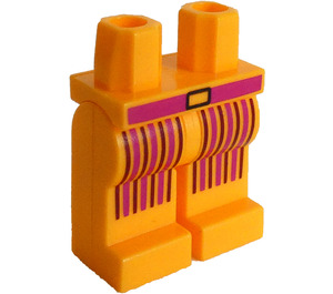 LEGO Helder lichtoranje Benen met Riem en Groot Striped Pockets van Clown (3815)