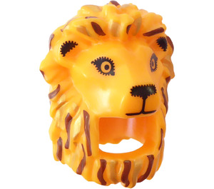 LEGO Helles Licht Orange Lion Costume Kopfbedeckung (68517)