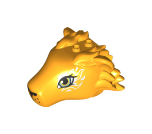 LEGO Bright Light Orange Lion Head (36725)