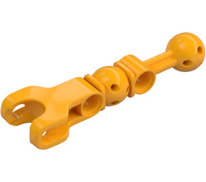 LEGO Bright Light Orange Long Ball Joint with Ball Socket and Beam (90607)