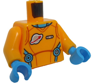 LEGO Arancione chiaro brillante Lunar Research Astronauta Minifigure Busto (973 / 76382)