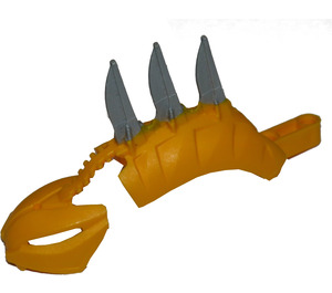 LEGO Lysorange Maske med Spinal Col. 10 (87793)