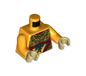 lego minifigure orange torso