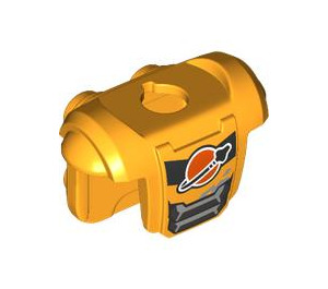 LEGO Bright Light Orange Minifigure Clothing with Knobs (105853)