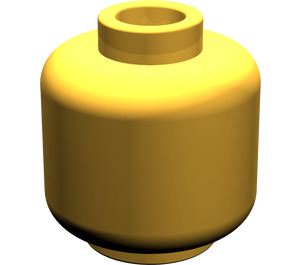 LEGO Bright Light Orange Minifigure Head (Safety Stud) (3626 / 88475)