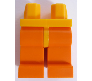 LEGO Kirkkaanvaaleanoranssi Minihahmo Lonkat jossa Oranssi Jalat (3815 / 73200)