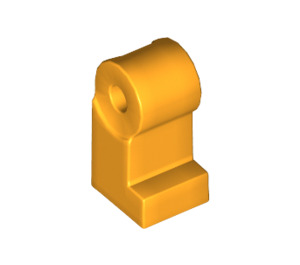 LEGO Orange clair brillant Minifigure Jambe, La gauche (3817)