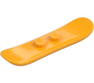 LEGO Leuchtendes helles Orange Minifigur Snowboard (18746)