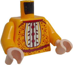 LEGO Bright Light Orange Molly Weasley with Orange Suit Minifig Torso (973 / 76382)