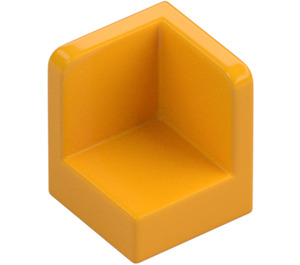 LEGO Bright Light Orange Panel 1 x 1 Corner with Rounded Corners (6231)