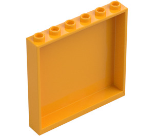 LEGO Bright Light Orange Panel 1 x 6 x 5 (35286 / 59349)