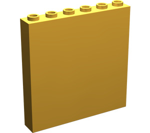 LEGO Helder Lichtoranje Paneel 1 x 6 x 5 (35286 / 59349)