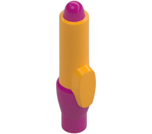 LEGO Orange clair brillant Pen avec Magenta Tip (35809)