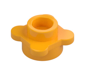 LEGO Orange clair brillant assiette 1 x 1 Rond avec Fleur Pétales (28573 / 33291)