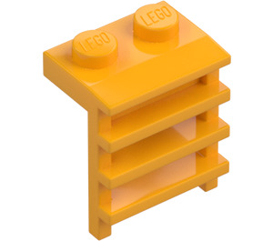 LEGO Arancione chiaro brillante Piastra 1 x 2 con Scala (4175 / 31593)