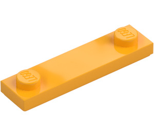 LEGO Bright Light Orange Plate 1 x 4 with Two Studs with Groove (41740)