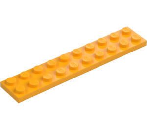 LEGO Bright Light Orange Plate 2 x 10 (3832)