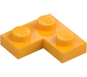 LEGO Světle oranžová Deska 2 x 2 Roh (2420)