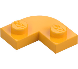 LEGO Bright Light Orange Plate 2 x 2 Round Corner (79491)