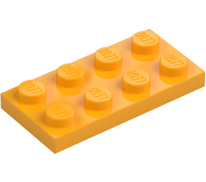 LEGO Bright Light Orange Plate 2 x 4 (3020)