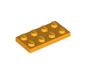 LEGO Bright Light Orange Plate 2 x 4 (3020)