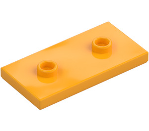 LEGO Bright Light Orange Plate 2 x 4 with 2 Studs (65509)