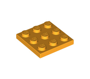 LEGO Helles Licht Orange Platte 3 x 3 (11212)