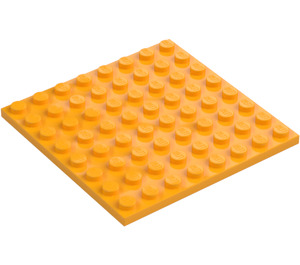 LEGO Lysorange Plade 8 x 8 (41539 / 42534)