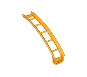 LEGO Bright Light Orange Rail 2 x 16 x 6 Bow with 3.2 Shaft (26560)