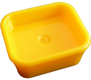 LEGO Orange clair brillant Rectangular Dish