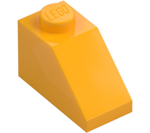 LEGO Naranja claro brillante Con pendiente 1 x 2 (45°) (3040 / 6270)