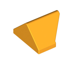 LEGO Bright Light Orange Slope 1 x 2 (45°) Double / Inverted with Open Bottom (3049)