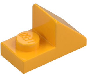 LEGO Lysorange Skråning 1 x 2 (45°) med Plade (15672 / 92946)