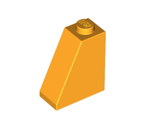 LEGO Orange clair brillant Pente 1 x 2 x 2 (65°) (60481)