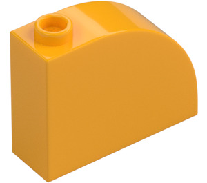 LEGO Bright Light Orange Slope 1 x 3 x 2 Curved (33243)