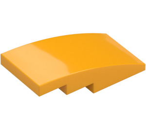 LEGO Bright Light Orange Slope 2 x 4 Curved (93606)