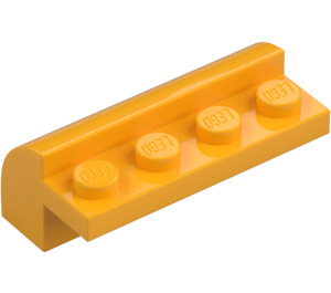 LEGO Bright Light Orange Slope 2 x 4 x 1.3 Curved (6081)