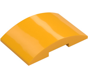 LEGO Bright Light Orange Slope 4 x 6 Curved with Cut Out (78522)