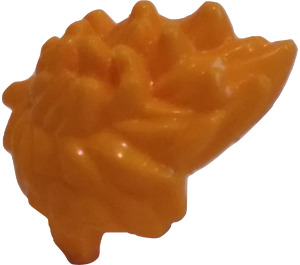LEGO Orange clair brillant Spiky Cheveux (18228 / 98385)