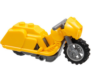 LEGO Helder Lichtoranje Stuntz Flywheel Motorfiets Touring