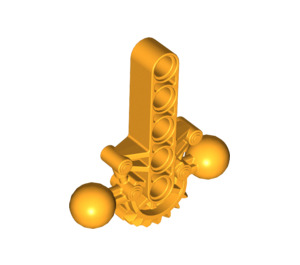 LEGO Orange clair brillant Technic Bionicle Hanche Joint avec Faisceau 5 (47306)