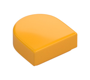 LEGO Bright Light Orange Tile 1 x 1 Half Oval (24246 / 35399)