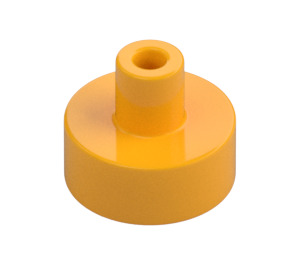 LEGO Leuchtendes helles Orange Fliese 1 x 1 Rund mit Hollow Stange (20482 / 31561)