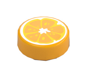 LEGO Bright Light Orange Tile 1 x 1 Round with Orange (35380 / 103352)