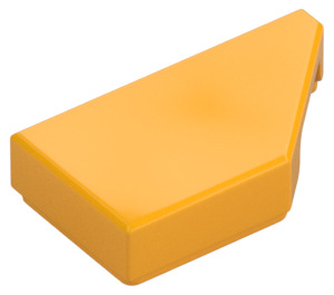 LEGO Bright Light Orange Tile 1 x 2 45° Angled Cut Right (5092)